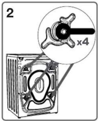 ProAction WMDF610 - Adjusting the feet - 2