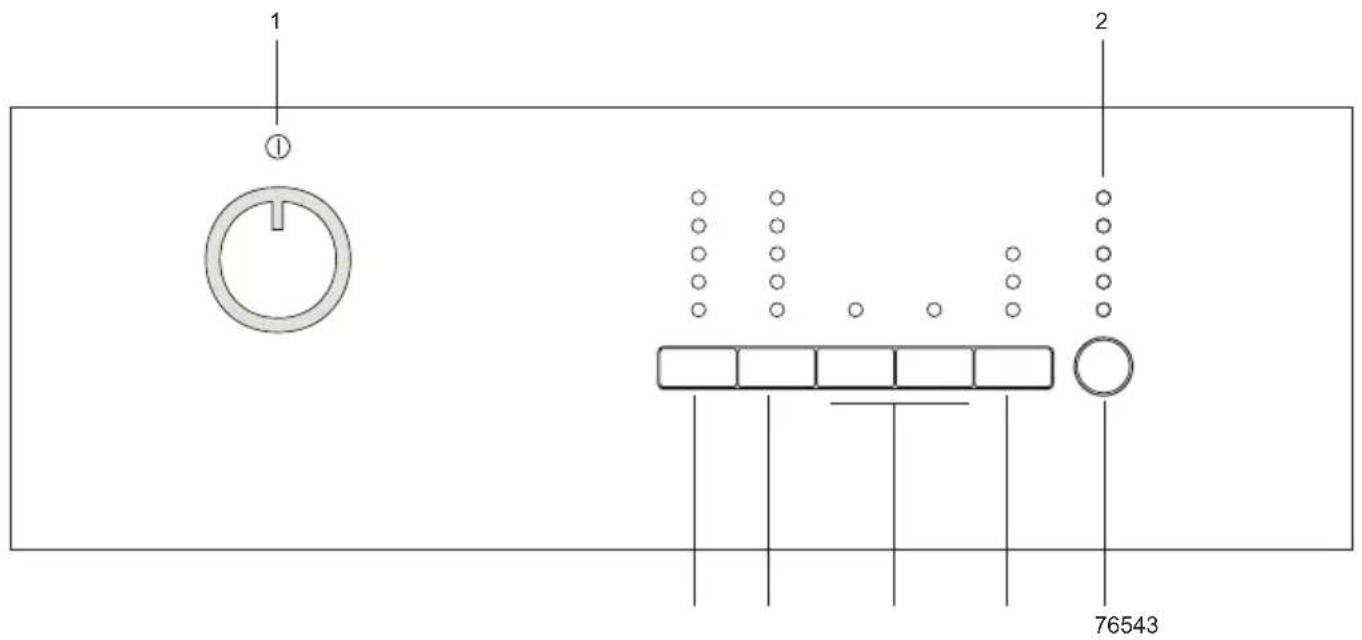 Flavel WFA5100 - Control panel - 1
