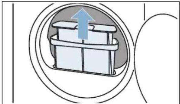 BOSCH WTW87561GB - Clean the fluff filter after each drying cycle: - 1