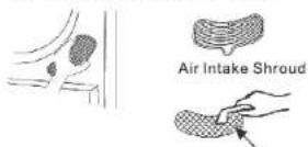 OMEGA OCD4W - Cleaning of the Air Intake Filter - 1