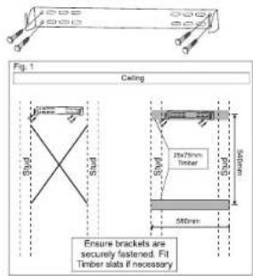 OMEGA OCD4W - Wall Mounting Instructions - 1