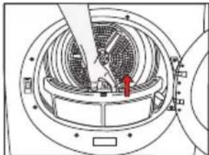 Cylinda TVP 5481 - Cleaning Lint Filter / Loading Door Inner Surface - 4