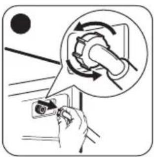 ZANUSSI ZWD81660NW - CLEANING THE INLET HOSE AND THE VALVE FILTER - 2