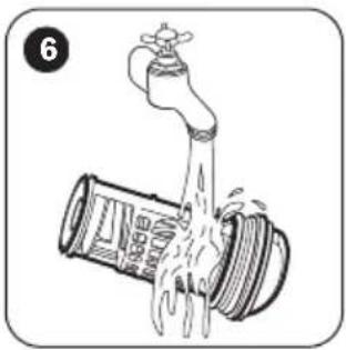 ZANUSSI ZWD81660NW - CLEANING THE DRAIN FILTER - 9