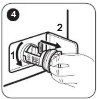 ZANUSSI ZWD81660NW - CLEANING THE DRAIN FILTER - 7