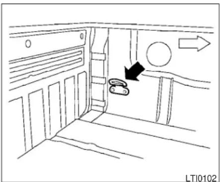 NISSAN Titan (2009) - Locking the tailgate - 1