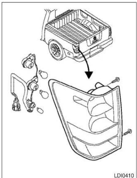 NISSAN Titan (2009) - Replacement procedures - 9