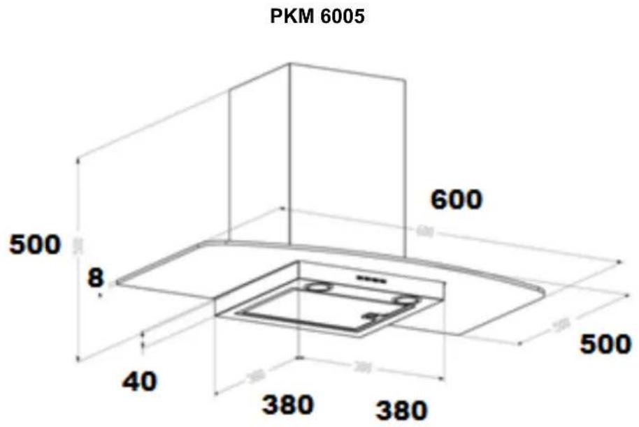 PKM 6004H - Einbaumaße - 3