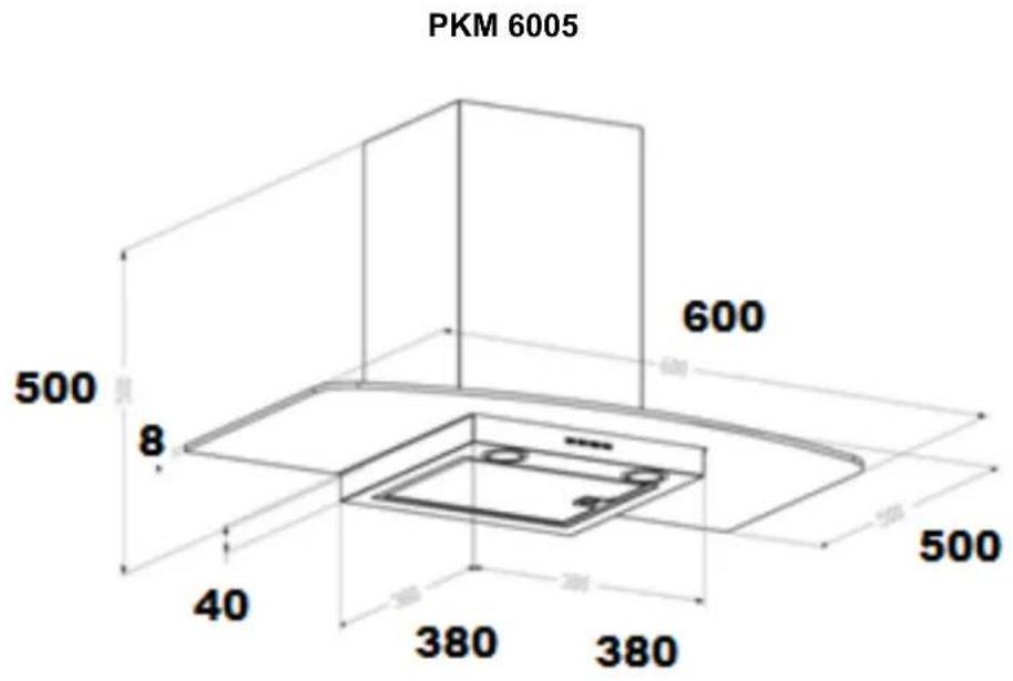 PKM 6003H - Einbaumaße - 3