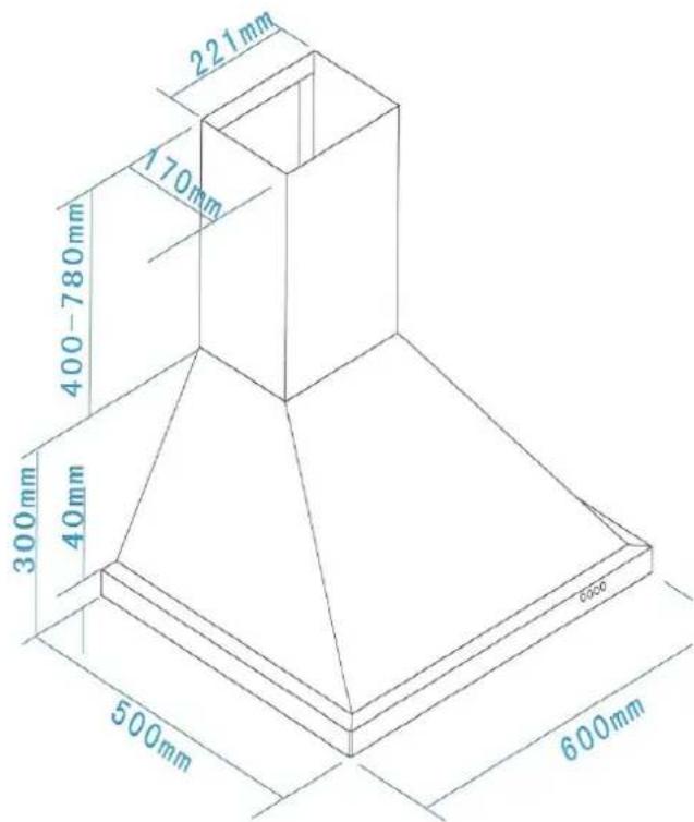 PKM 6003H - Fitting dimensions - 4