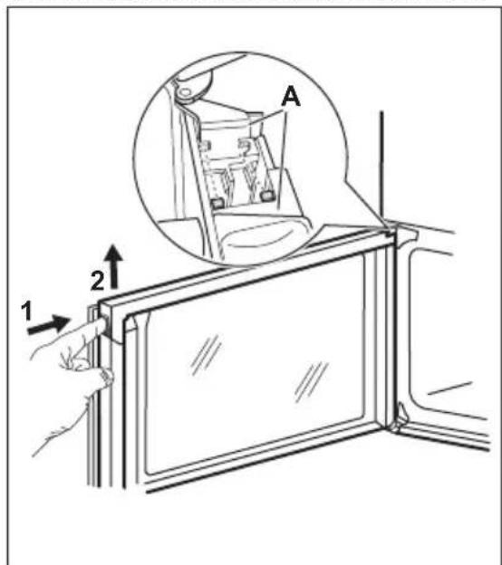 ZANUSSI ZCI66050XA - REMOVING AND CLEANING THE DOOR GLASSES - MAIN OVEN - 2