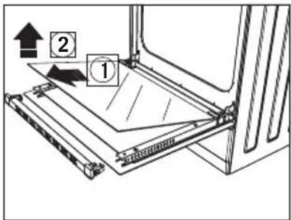 Orima OR 644 ZW - CLEANING AND MAINTENANCE OF THE OVEN'S FRONT DOOR GLASS - 3