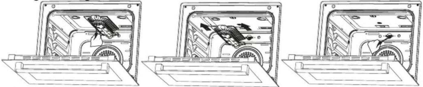 Orima OR 644 ZW - Removal of the Upper Burner: - 1