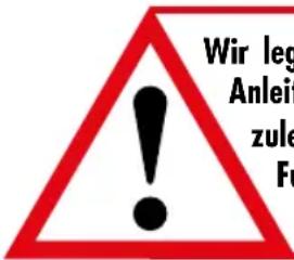 Wir leg Anlei zule Fu