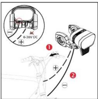 Spanninga Axendo 80 - AXENDO 80 HIGH BEAM + BH520 E-BIKE - 1