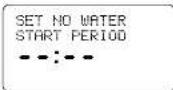 Hydro-Rain 04044 - To program "No Watering Period/Time" - 1