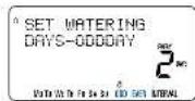 Hydro-Rain 04044 - To set Day(s) of Week Option: - 4