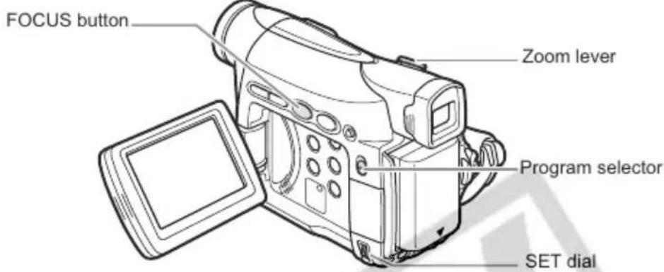 CANON ZR400 - Adjusting the Focus Manually - 6