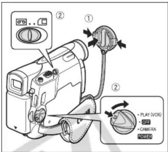 CANON ZR400 - Recording - 1