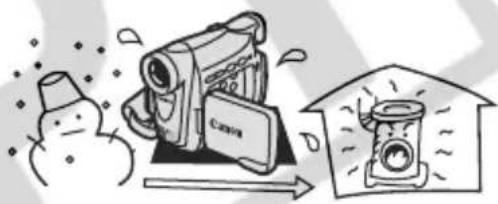 CANON ZR400 - Condensation may form in the following cases: - 2
