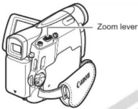 CANON ZR400 - Press and hold the REC SEARCH + button (forward) or - button (reverse). - 3