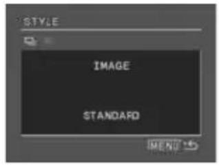 CANON ZR400 - Selecting the Image Style - 1