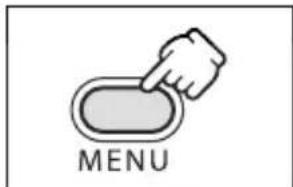CANON ZR400 - Press the MENU button to close the menu and to start the clock. - 1
