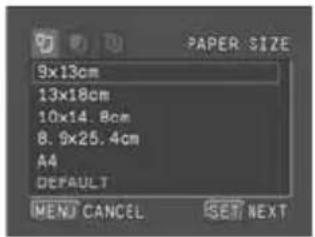 CANON ZR400 - Paper Settings - 3