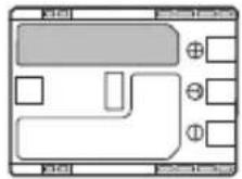 CANON ZR400 - About the battery terminal cover - 1