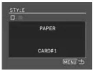 CANON ZR400 - PSET Setting the Print Style - 3
