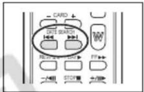 CANON ZR400 - Press the ▶▶ or ◀◀ button to begin searching. - 1