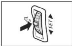 CANON ZR400 - Press the SET dial. - 1