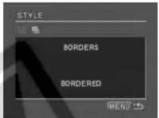 CANON ZR400 - Selecting the Borders - 1