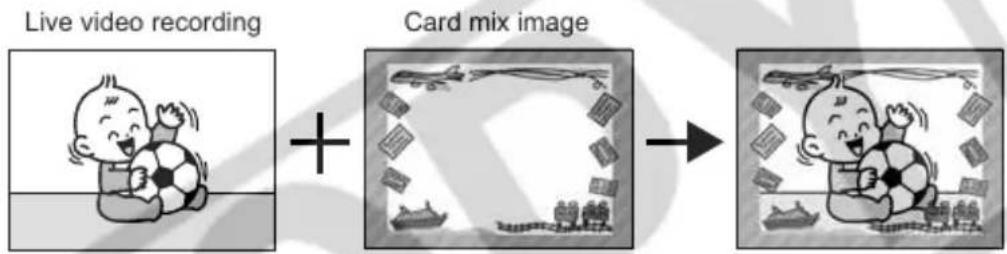 CANON ZR400 - Card Luminance Key (CARD LUMI.) - 1