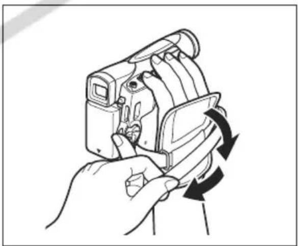 CANON ZR400 - Fastening the Grip Belt - 1