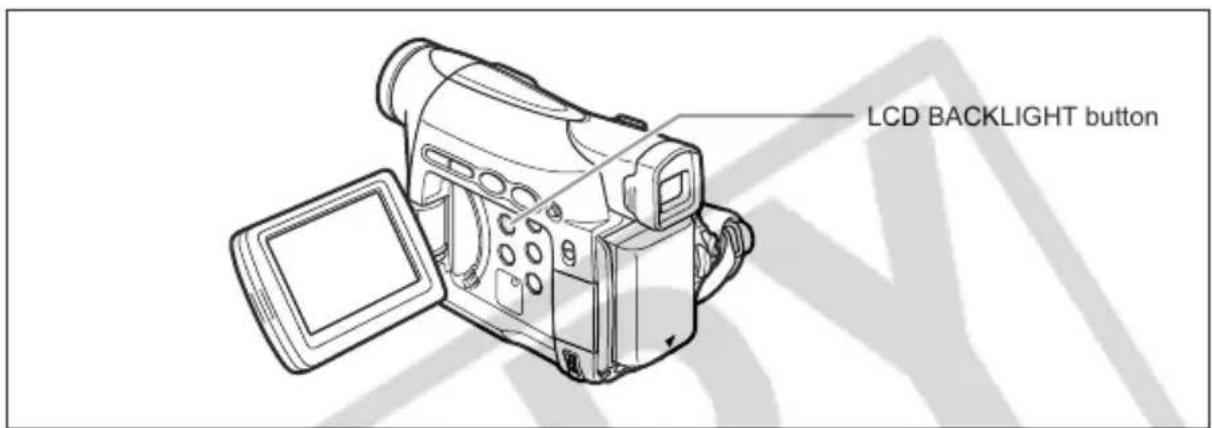 CANON ZR400 - LCD Backlight - 1