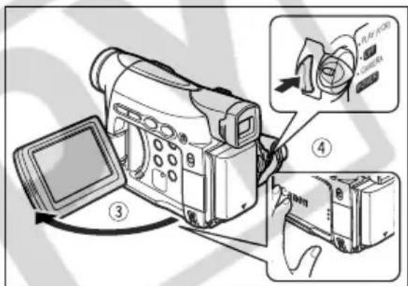 CANON ZR400 - Recording - 2