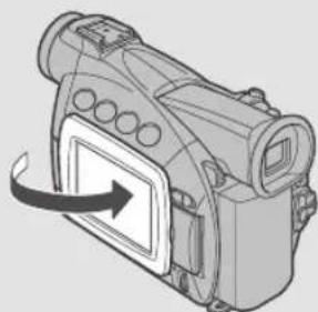 CANON ZR45MC - Changing the angle of the LCD screen - 2