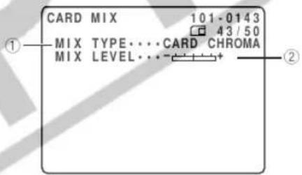 CANON ZR45MC - Card mix submenu - 2