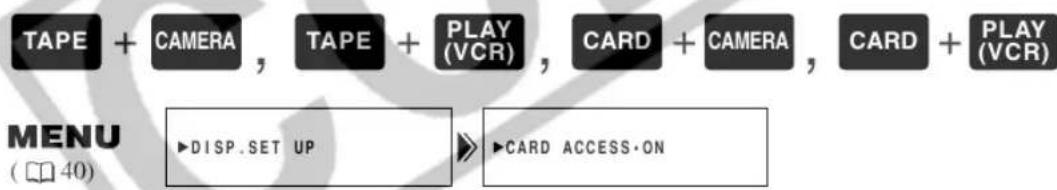 CANON ZR45MC - Card access display - 1