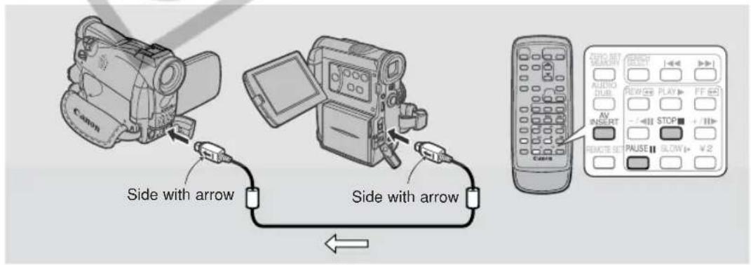 CANON ZR45MC - Recording Over Existing Scenes (AV Insert Editing) - 3