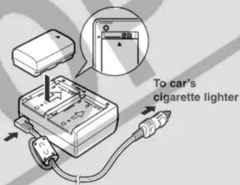 CANON ZR45MC - Using the Charge Adapter CR-560 Kit (optional) - 4