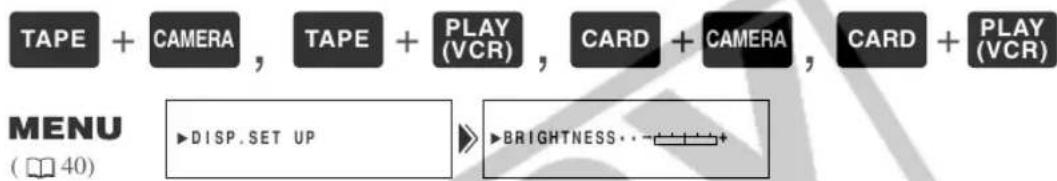 CANON ZR45MC - Adjusting the LCD screen - 2