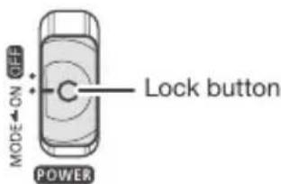 CANON VIXIA HR10 - Power Switch - 1