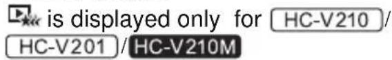 PANASONIC HC-V210M - Select the date select icon using the cursor button, then press the ENTER button. - 1