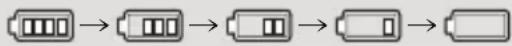 PANASONIC HC-V210M - Battery capacity indication - 1