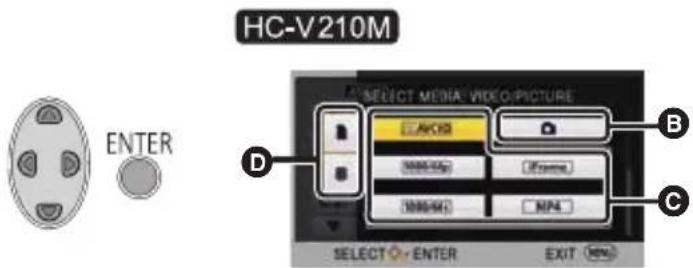 PANASONIC HC-V210M - HC-V210M - 1