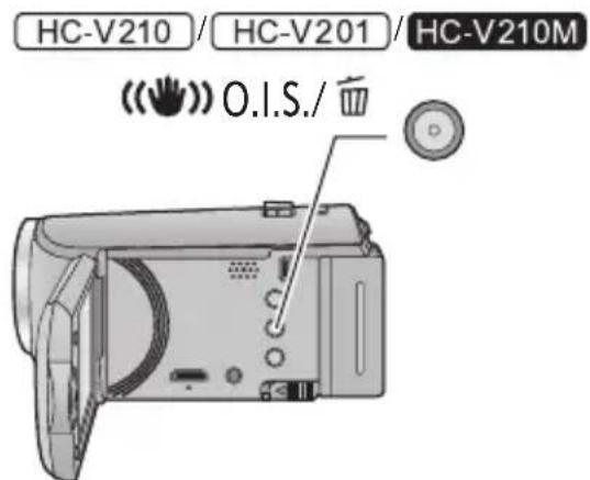 PANASONIC HC-V210M - ■ To delete the scene or still picture being played back - 1