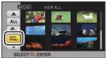 PANASONIC HC-V210M - Select the scene or the still picture to be played back, then press the ENTER button. - 2