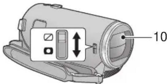 PANASONIC HC-V210M - Names and Functions of Main Parts - 4